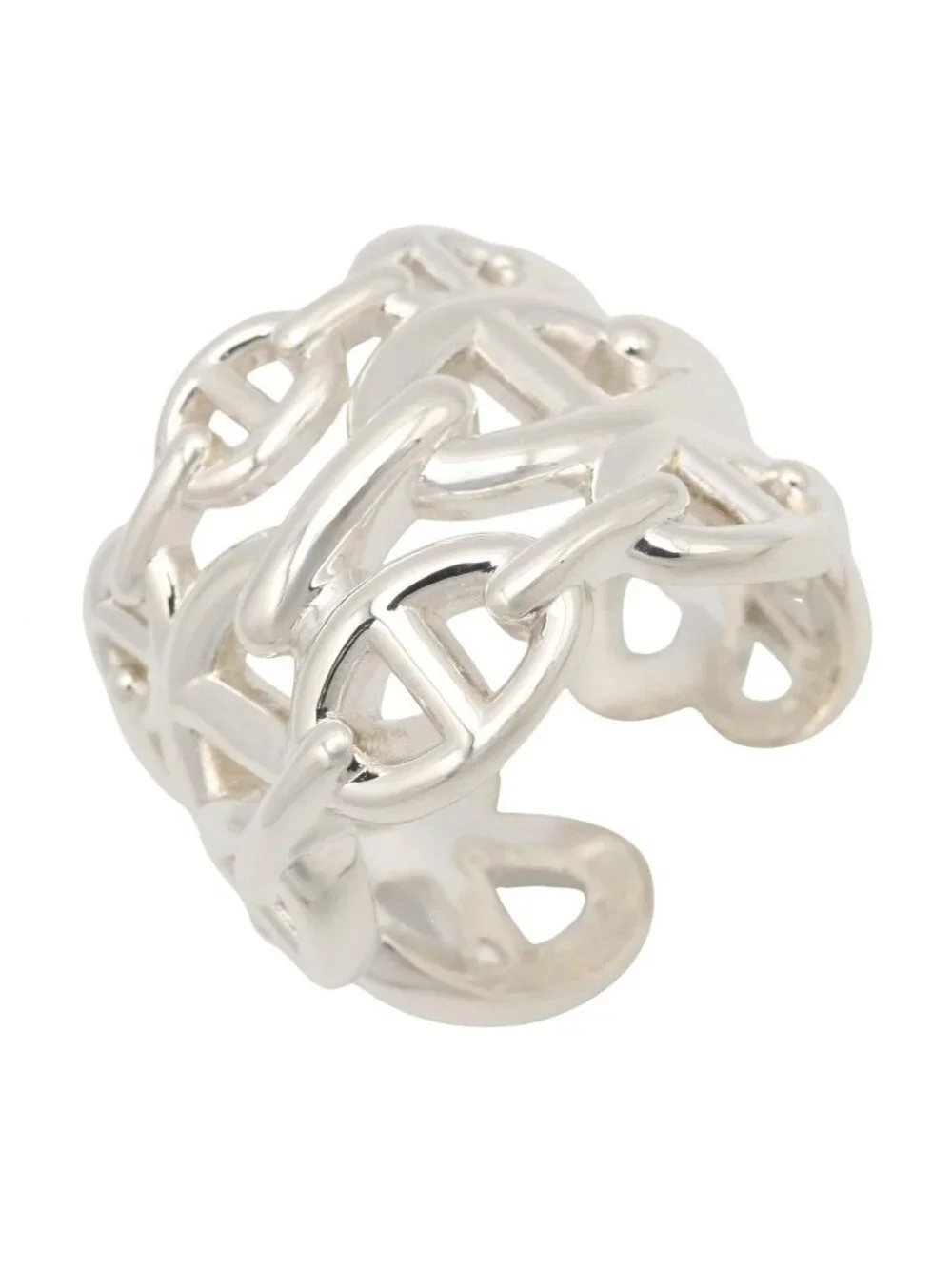 Hermes Ring Chaine D'ancre GM 925 Sterling Silver